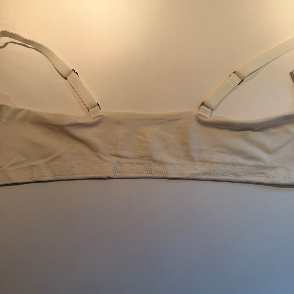 Front Close Underwire T-Shirt Bra 36DD NEW White Molded Cups Adjustable‎ Straps - Picture 10 of 15